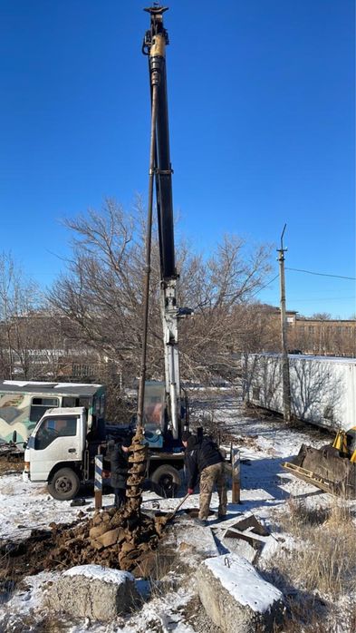 Услуги ямобура автовышки крана до 3 тонн