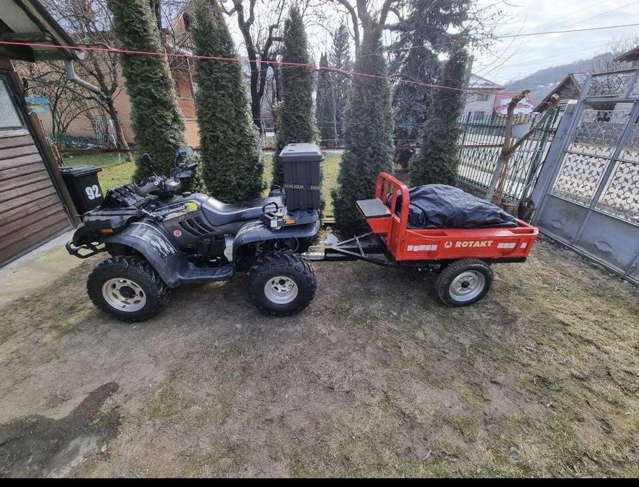Atv Linhai Muddy + remorca
