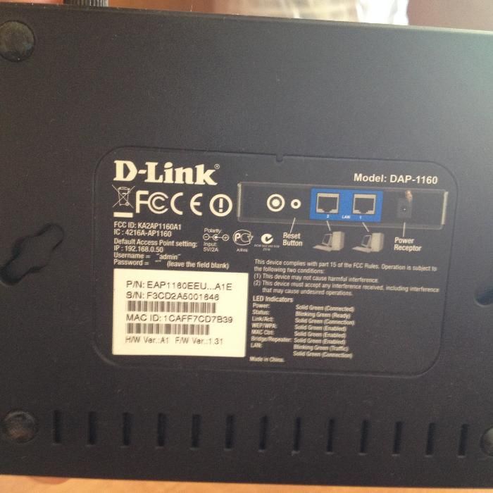 D-Link DAP-1160 --