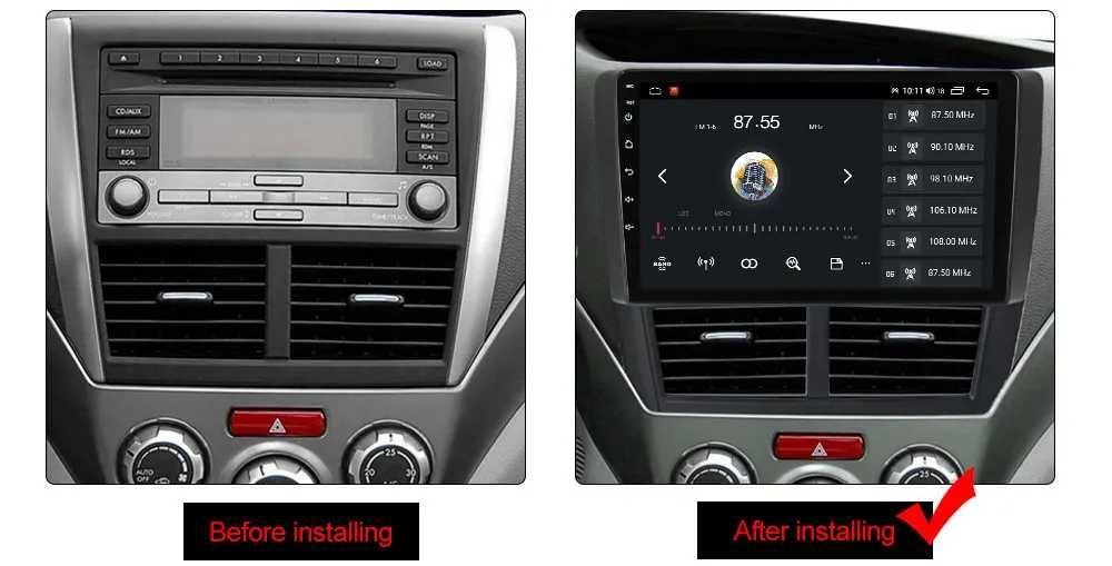 Navigatie Android 11 Subaru Forester 2008- 2013 Impreza 1/8 Gb CarPlay