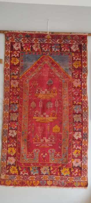 Covor vechi de rugăciune otoman secol 19