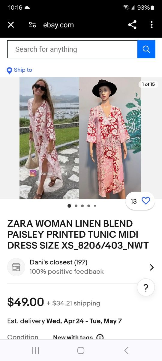 Vând rochie ZARA