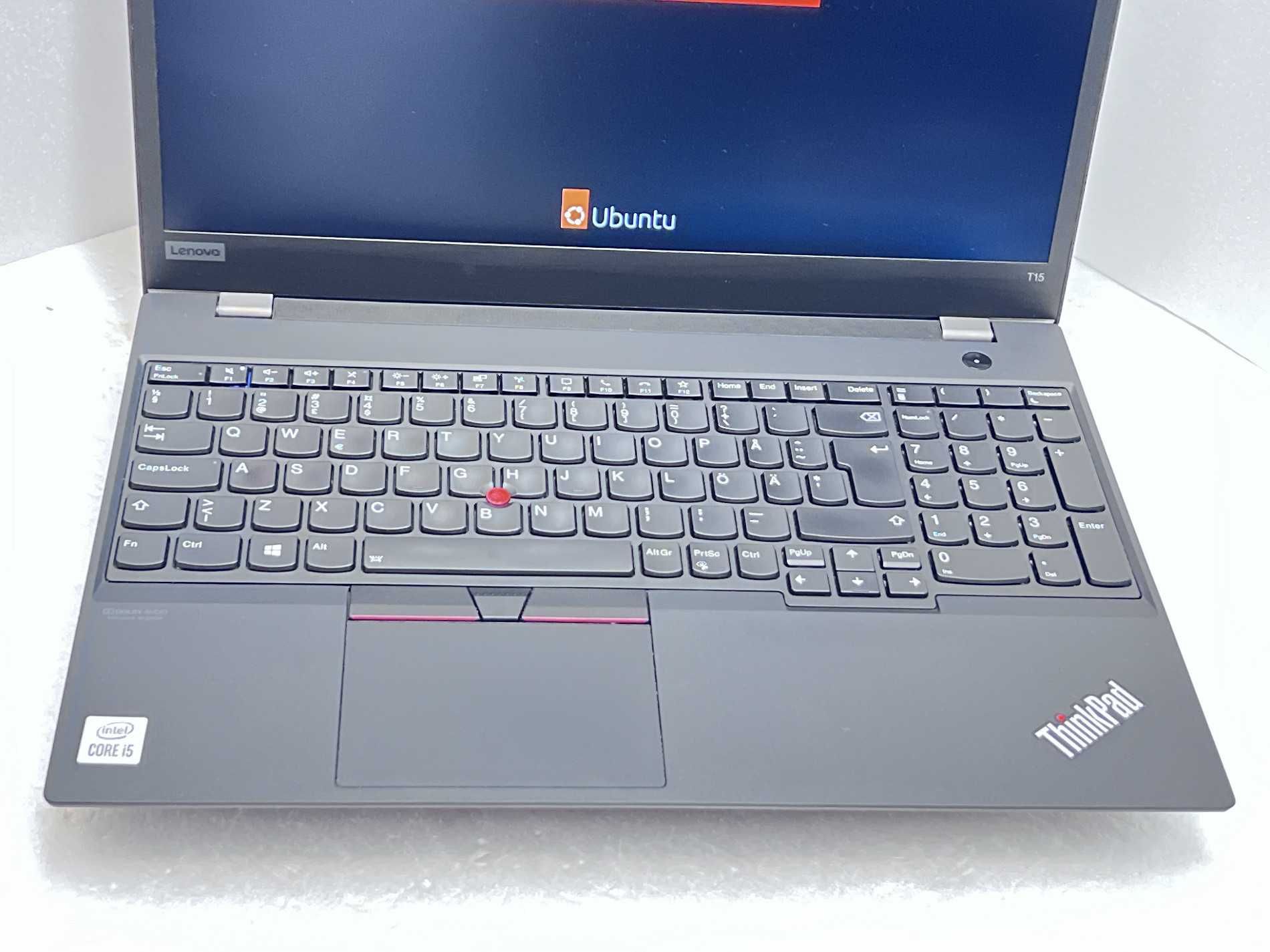 Lenovo ThinkPad T15 15.6" i5-10210U 16GB 260GB MX330/->Добро състояние