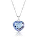 Дамско Сребърно Колие със Сърце Swarovski Перфектният Подарък!