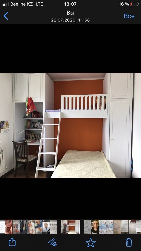 СРОЧНО Детская спальня 2-хярусная, шкаф, стол