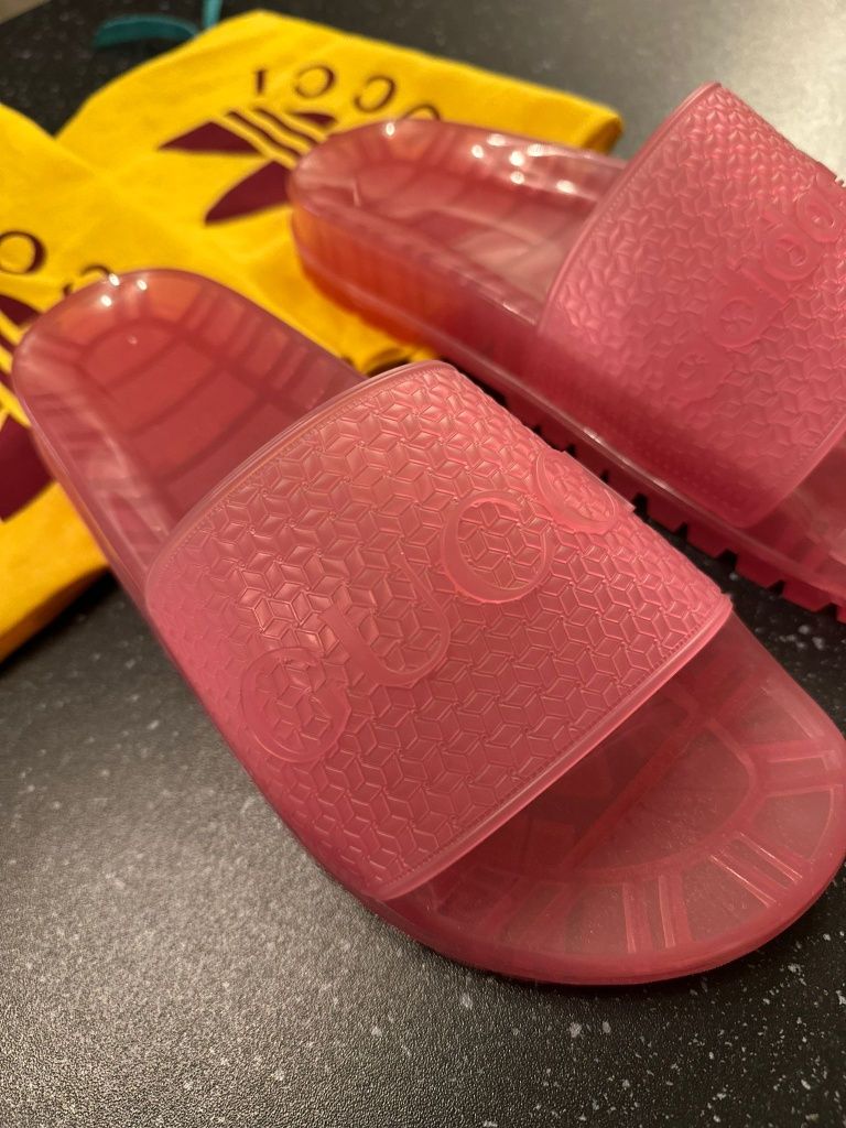 Șlapi Gucci x Adidas