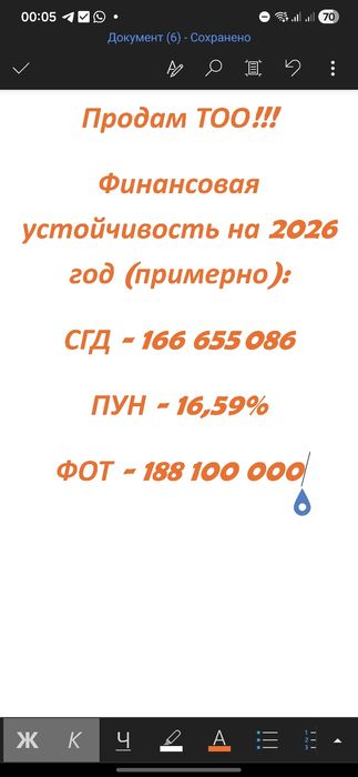 Продам ТОО СМР 2категория