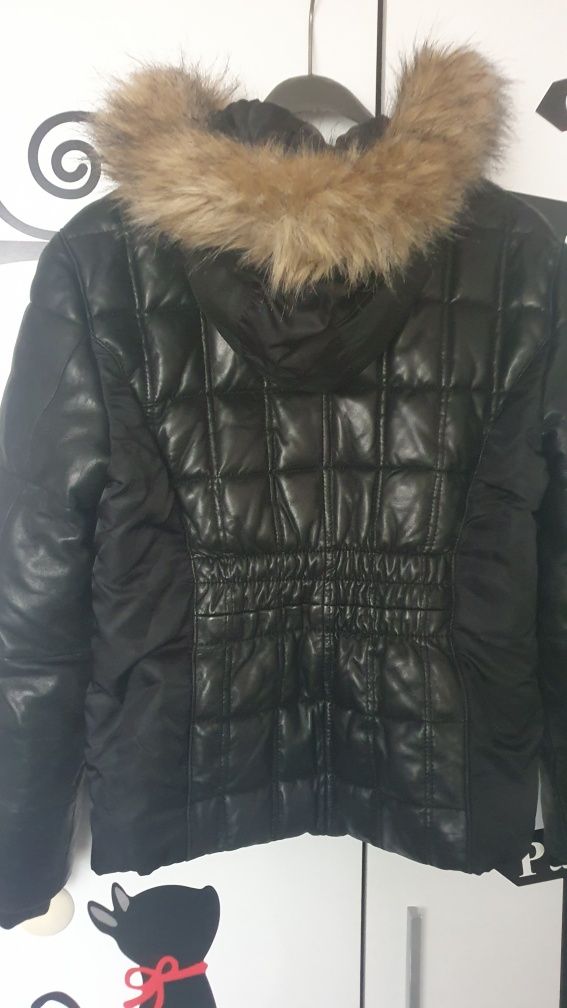 Baby phat , зимно яке естествена кожа