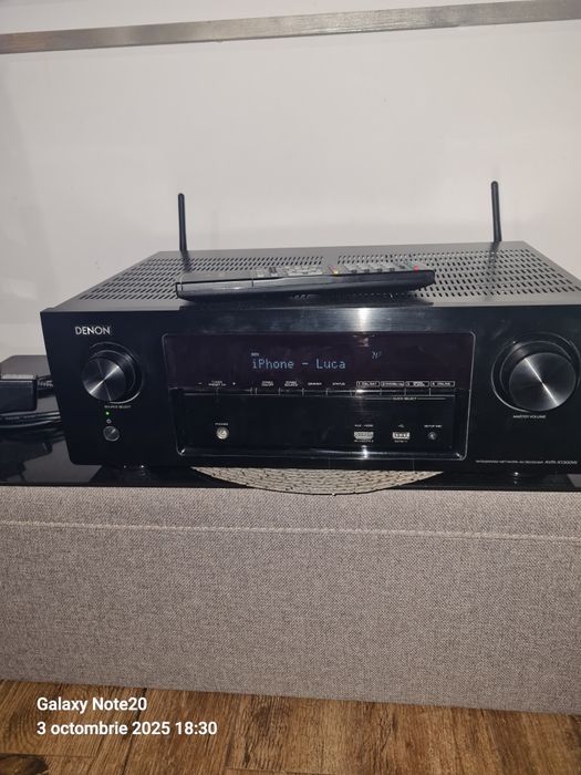 Receiver denon avr x1300w bluetooth,usb,internet radio+ boxe jbl .