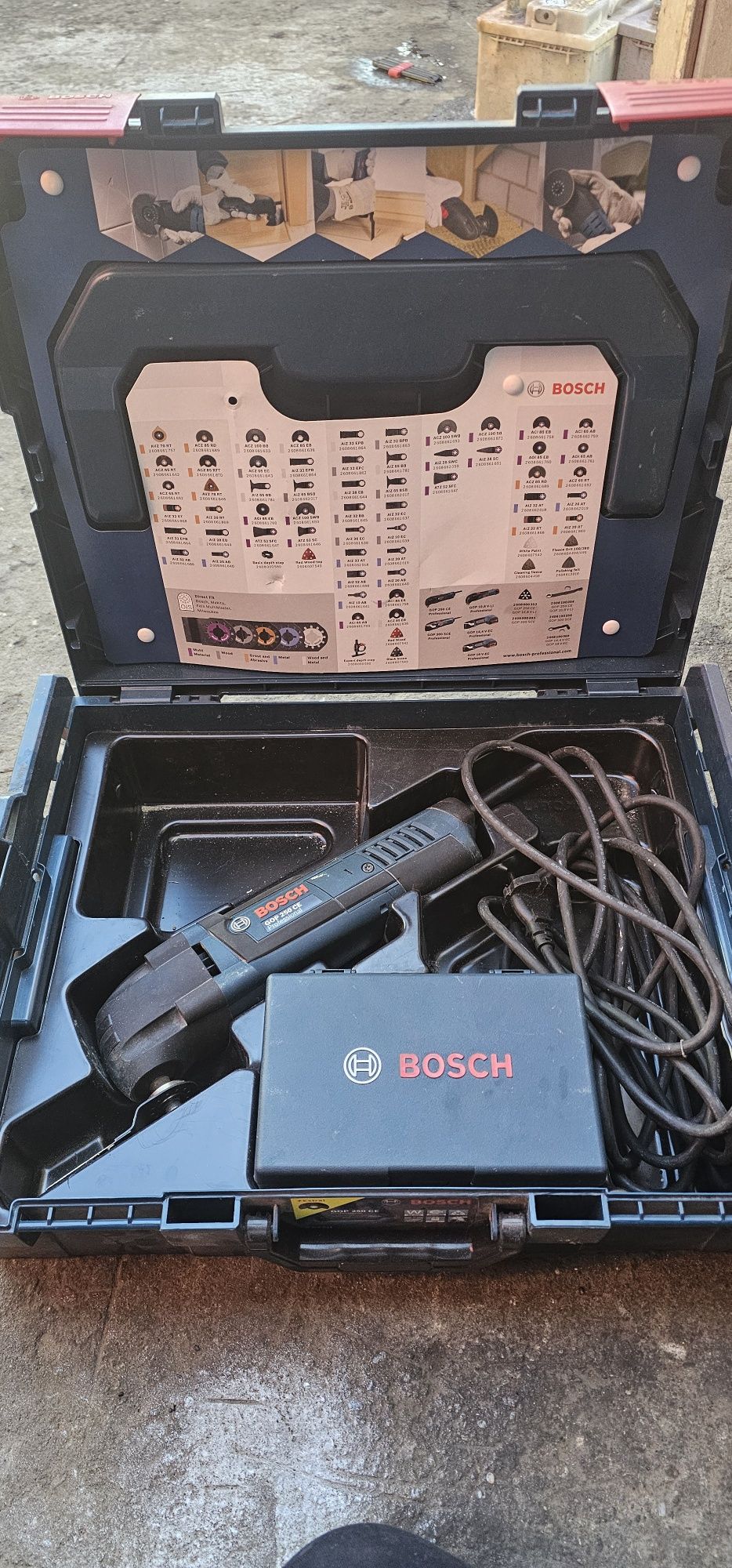 Bosch GOP 250 CE multi cutter ,multifuncțional, import italia