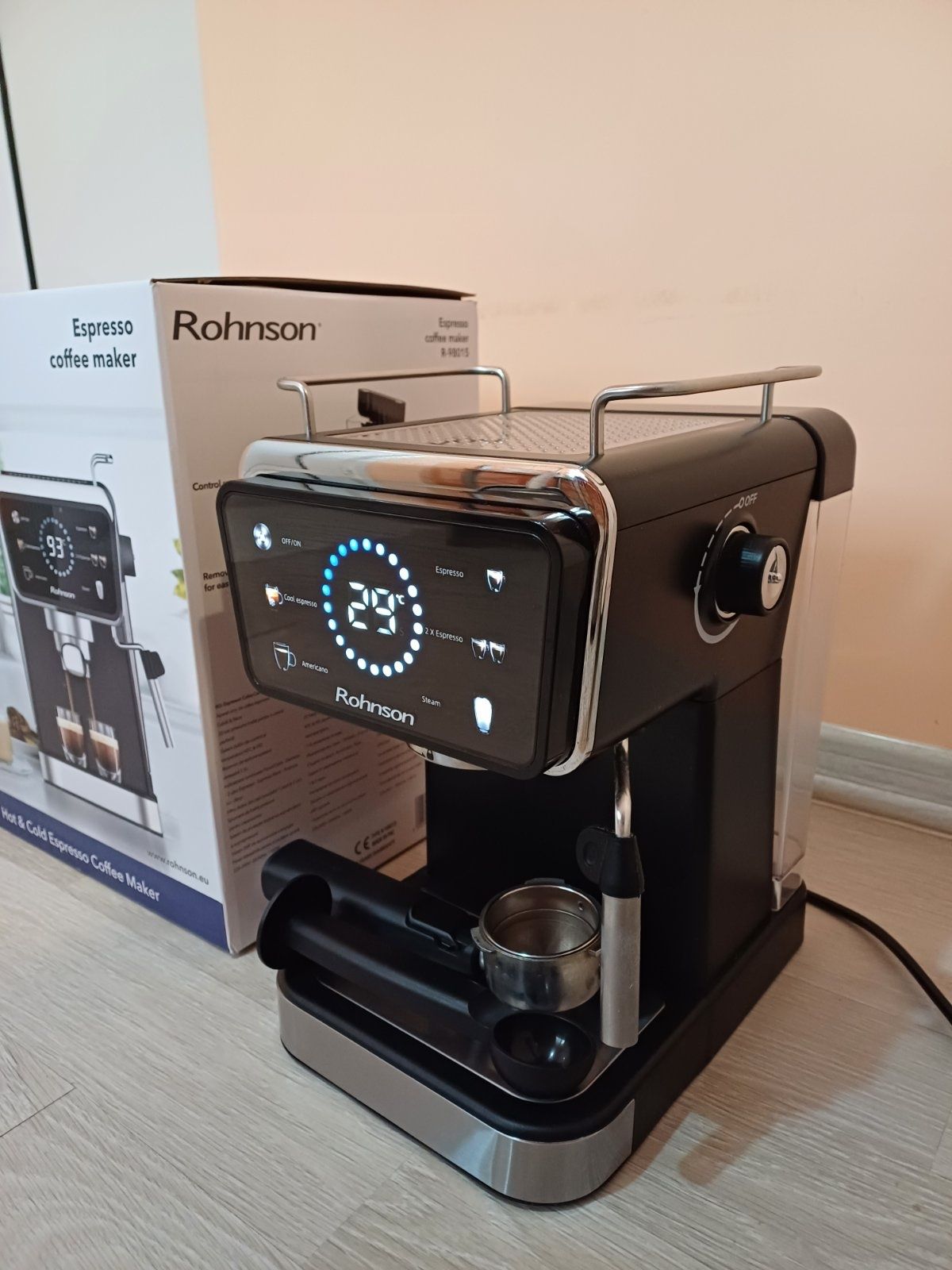 Кафемашина ROHNSON R-98015 / 20 бара /Гаранция!!!