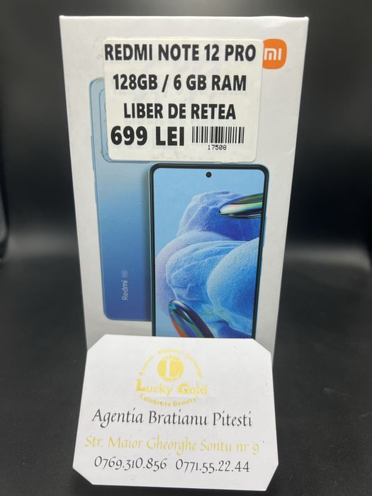 Redmi note 12 pro 128 gb 6 gb ram cod 17508