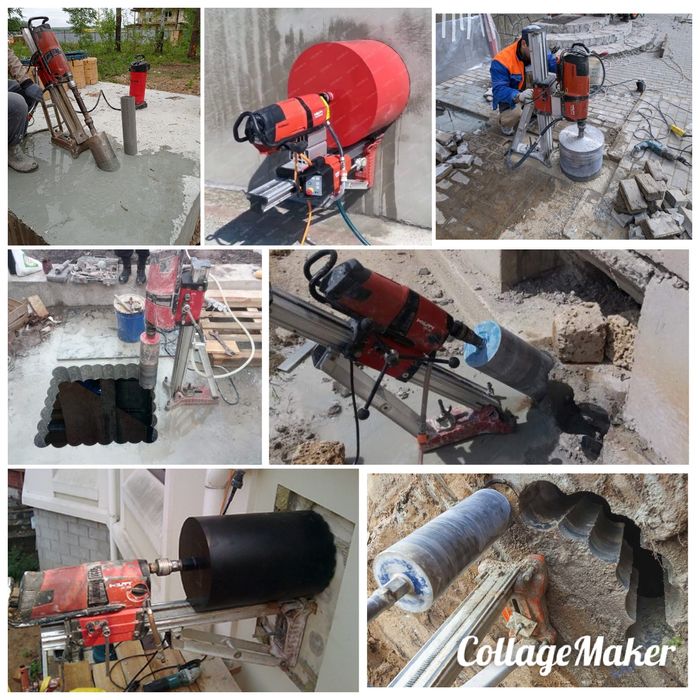 Алмазная резка Алмазное бурения