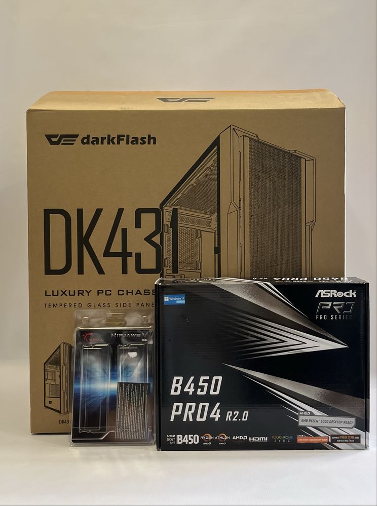 Геймърски компютър AMD Ryzen 5 5600, RTX 4060 Ti 8GB, 16GB ram