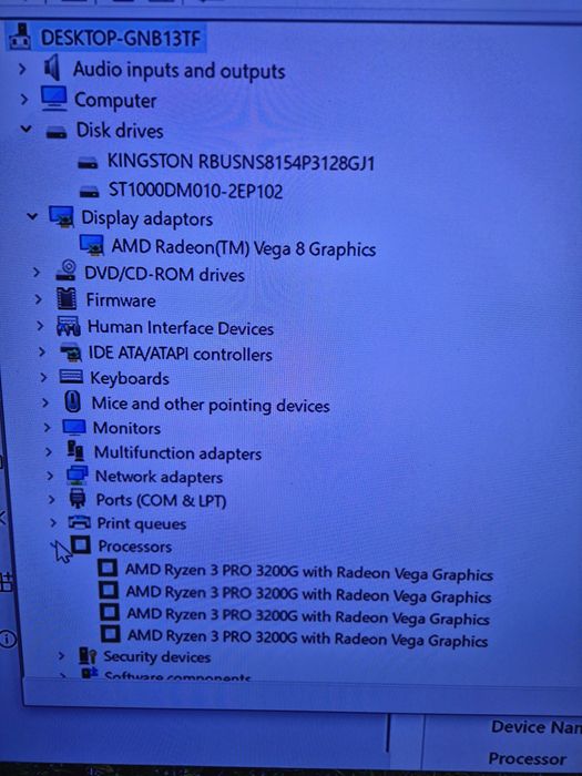 Sistem desktop Lenovo Ryzen3 ssd ddr4 calculator pc