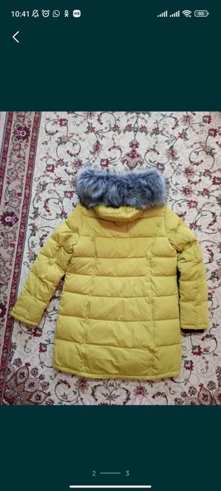 Продам удлиненную зимнюю куртку.48рр