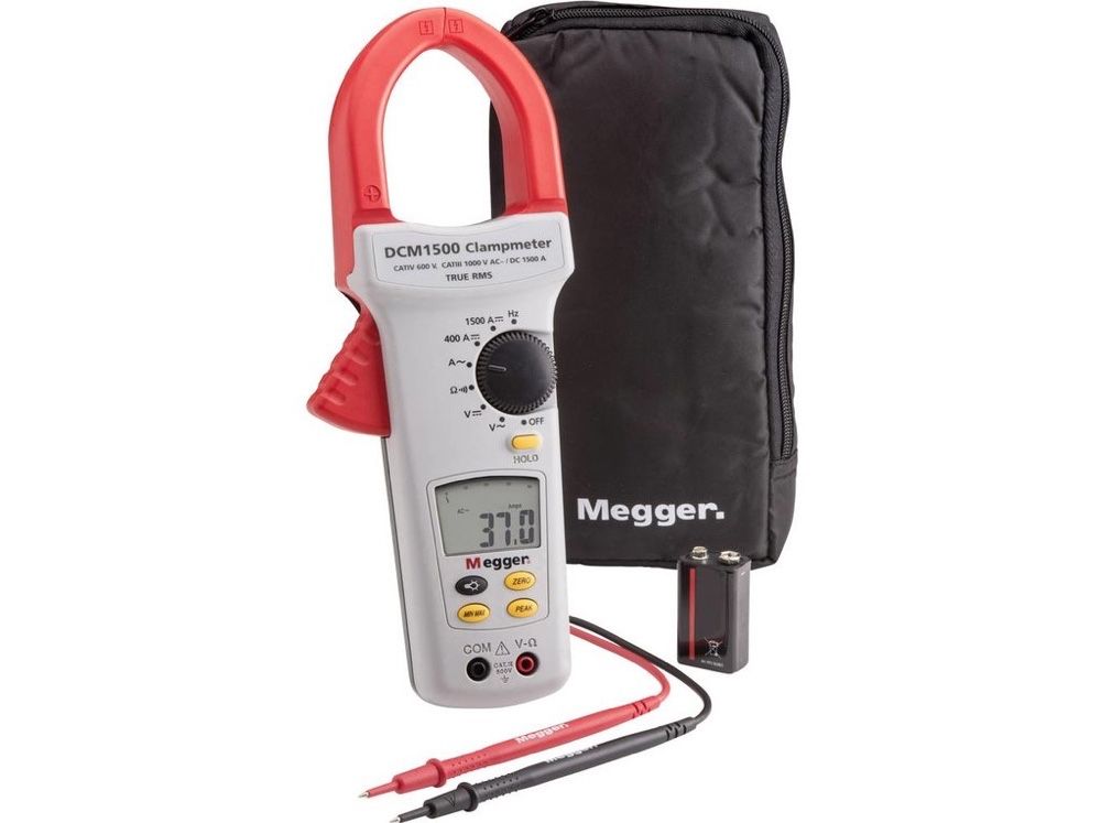 Megger DCM1500 - Мултиметър с измервателни клещи 1500А
