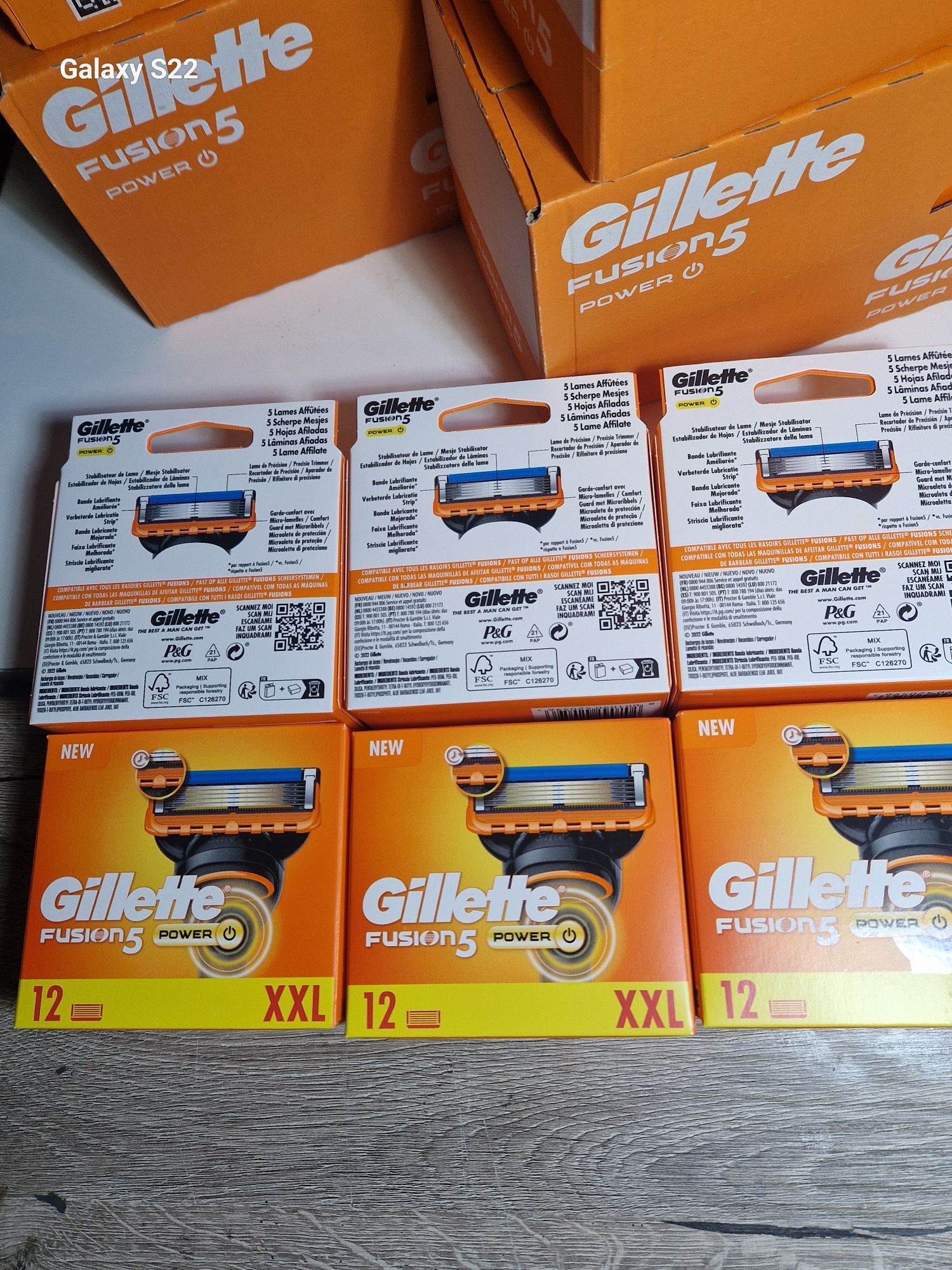 Ножчета за бръснене Gillette Fusion Power /резерва/ ОРИГИНАЛНИ