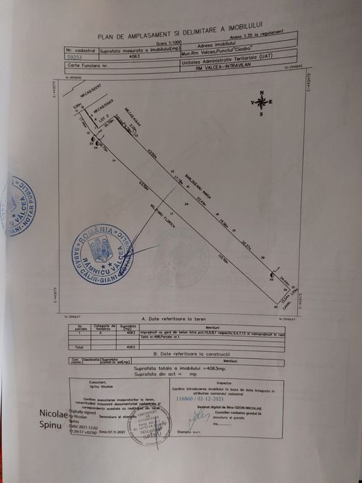 Vand teren intravilan Cazanesti