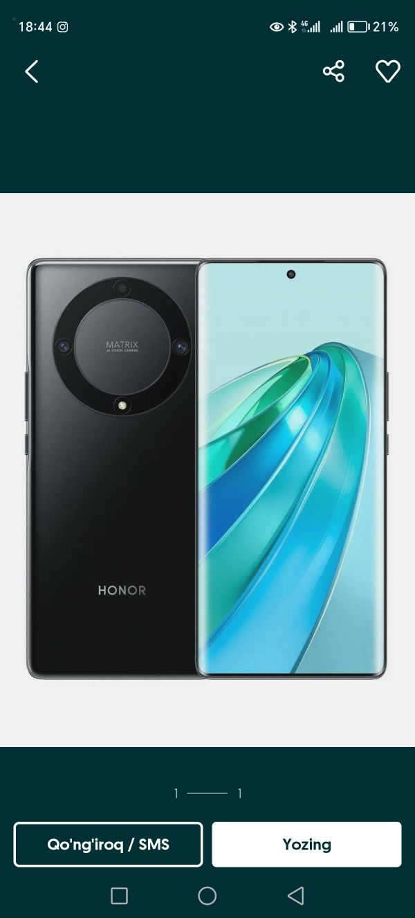 Honor x9b G5 sotiladi