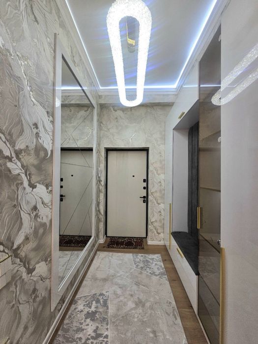 Чиланзар Ц 2/2/8 Новостройка евроремонт с мебелью техника 55 м2