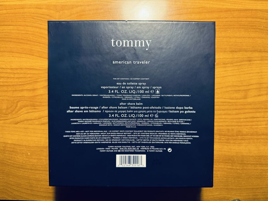 Set Tommy Hilfiger (edt 100ml  gel 100ml)