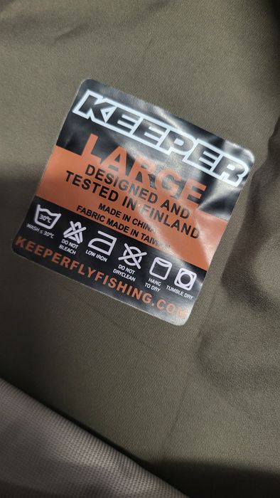 Pantalon,pieptar pentru pescuit Keeper  nou marime L