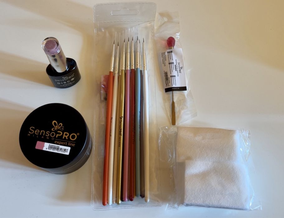 Kit Unghii Gel, lampa uv si pila electrica, accesorii cadou!