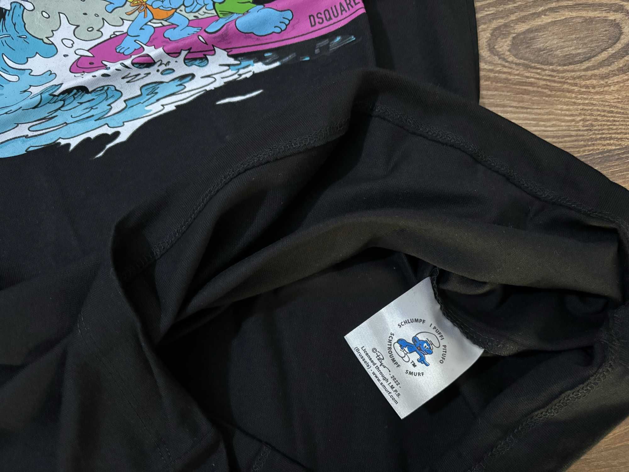 Мъжка тениска Dsquared2 Smurf The Tide Slim Fit