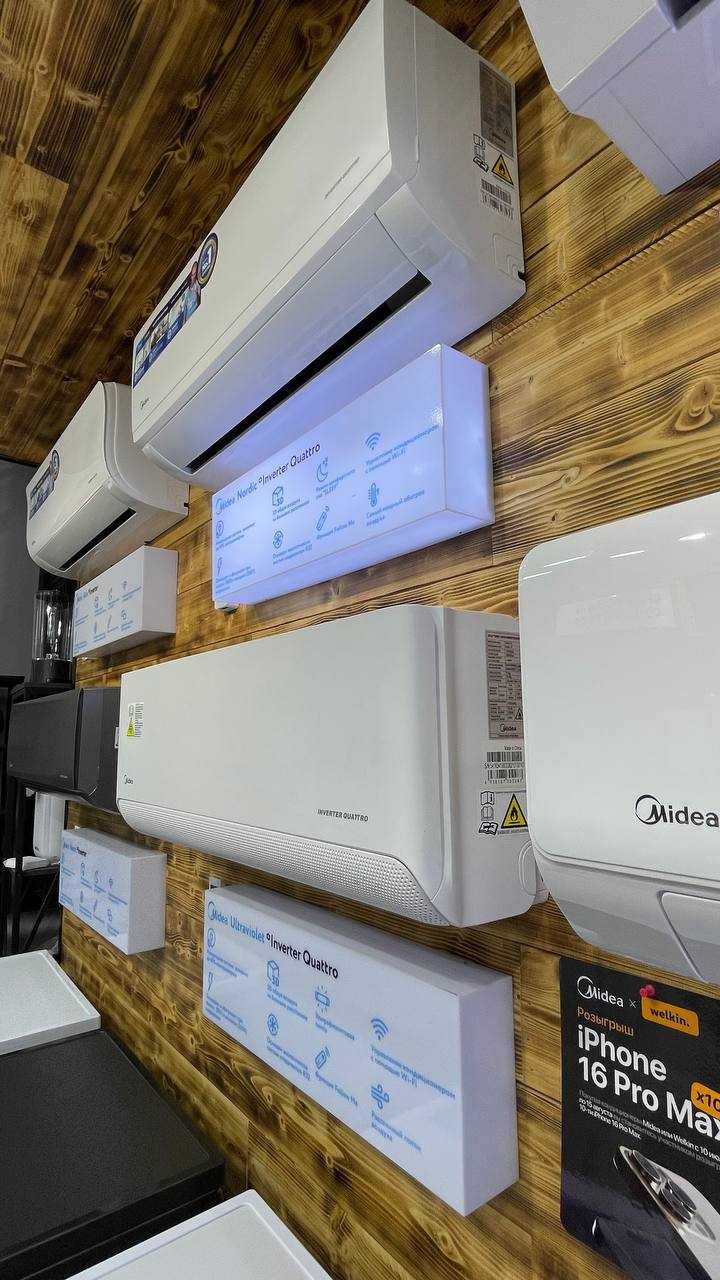 Кондиционер Midea модель ALBA - 18,000 Btu / İNVERTER / Low Voltage