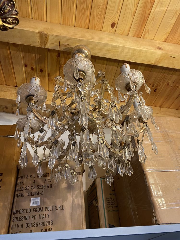 Candelabru/lustra/cristal