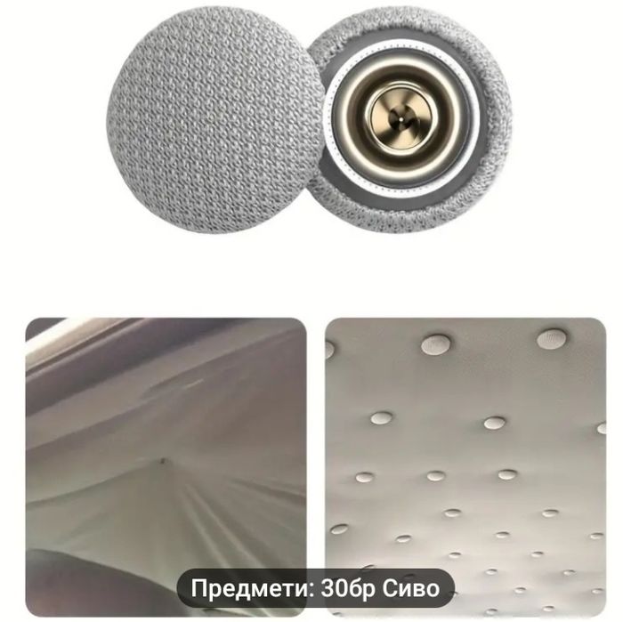 Копчета за увиснал таван на кола