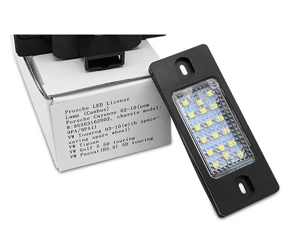 LED плафони  заден номер VW Tiguan, Golf, Passat, Porsche Cayenne