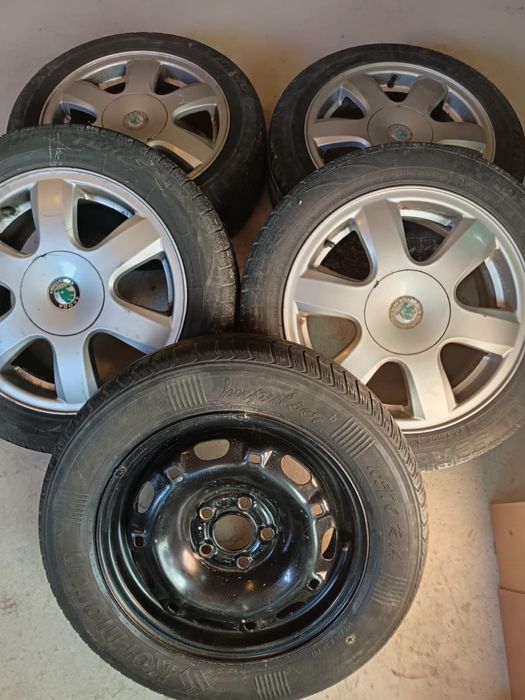 Jante cu anvelope R15 5x100