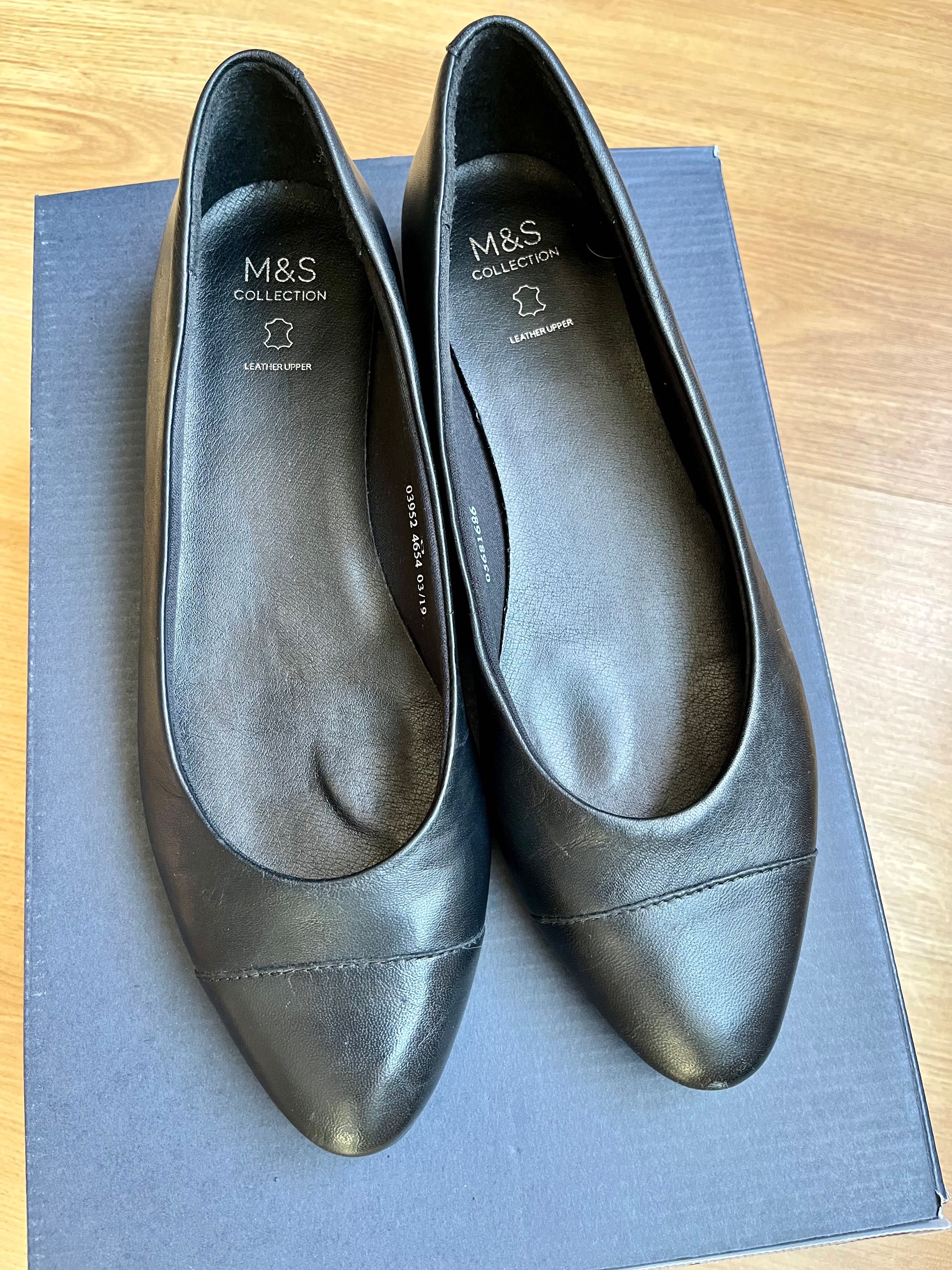 Pantofi Marks&Spencer, piele, 130 lei (nepurtati), marimea 6 (39)