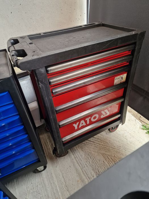 Dulap yato 6 sertare cu scule plus pistol impact yato