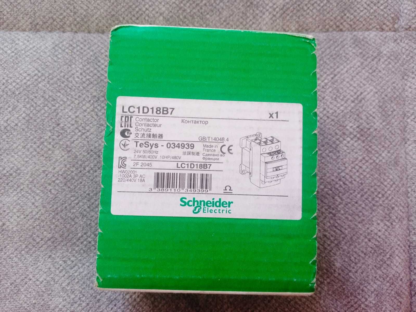 Schneider Electric контактор LC1D18B7