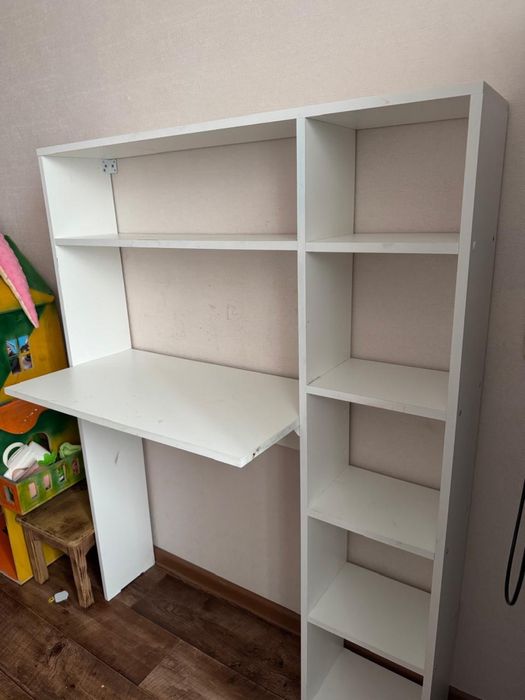 Стол письменный stolpis002, 114х40x140 см, белый