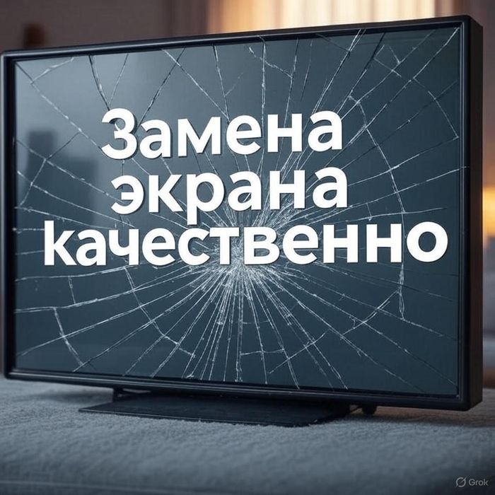 Профессиональная замена экрана, матрицы и дисплея телевизора