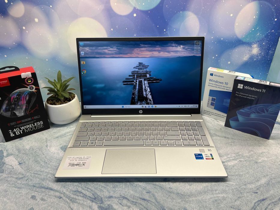 Ноутбук бизнес-класса HP Laptop 15 /Core i5-1135G7/8/512/Xe Graphics