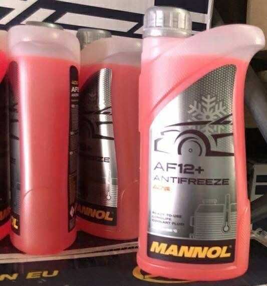 Антифриз **MANNOL AF12+ –40°C** | Готов за употреба | 1 л / 5 л / 10 л