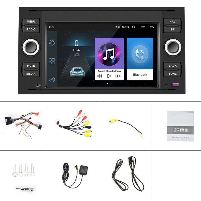 OFERTA Navigatie cu Android gama Ford - 7" HD, WIFI, Bluetooth, USB