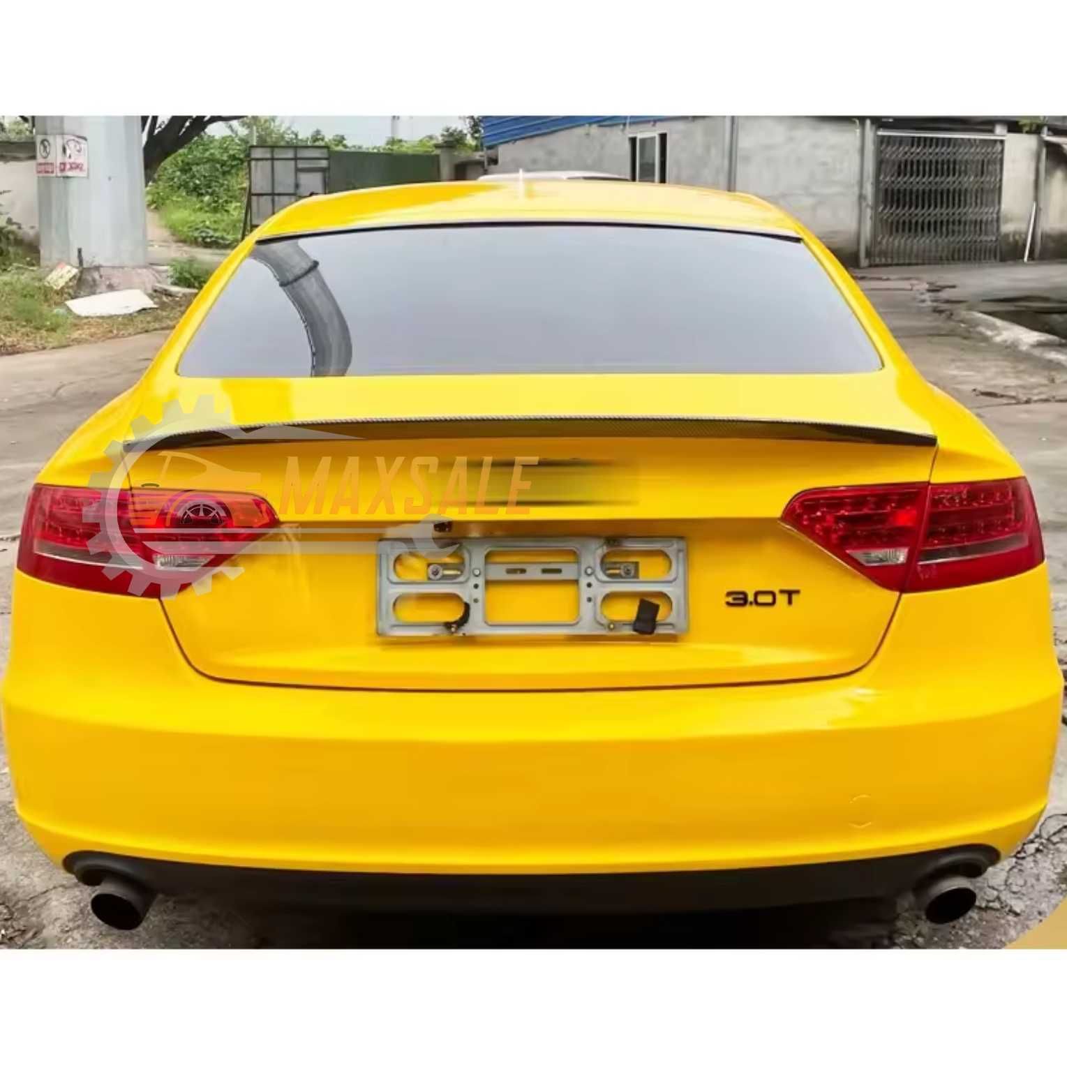 Спойлер Audi A5 Sportback S style B8 черен гланц седан s line quattro
