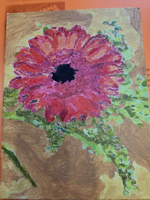 Картинка-открытка, 15х20 см (готовая картина по номерам)