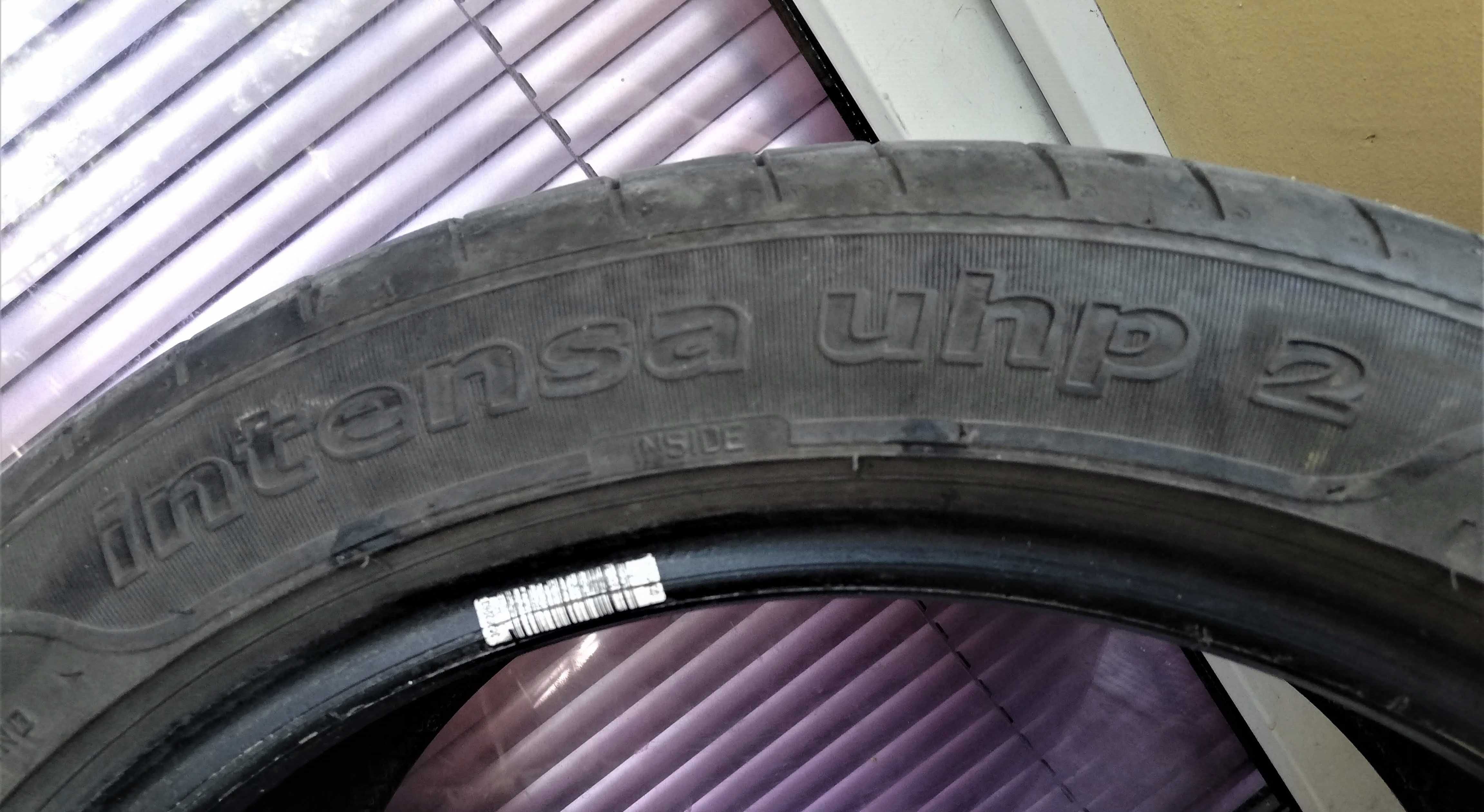 1 бр. лятна SAVA Intensa UHP2 225/45 R17 91Y с борд, DOT 3918, 6 мм