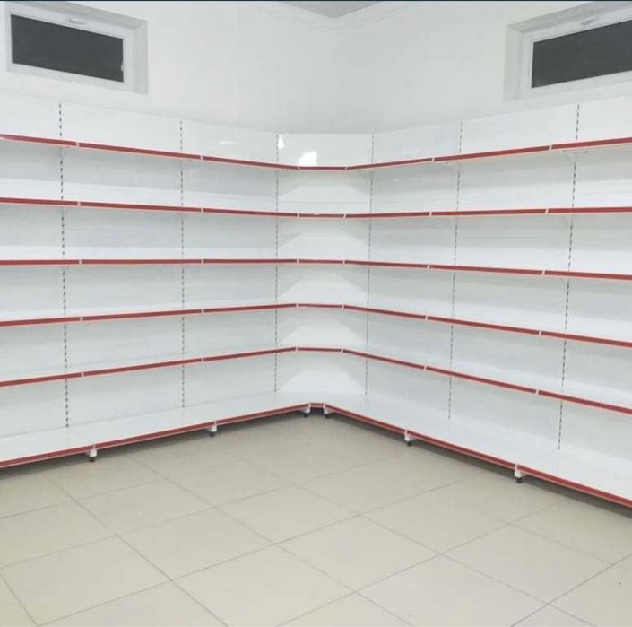 Торговое оборудование, стеллажи, витрины, полки, г. Алматы