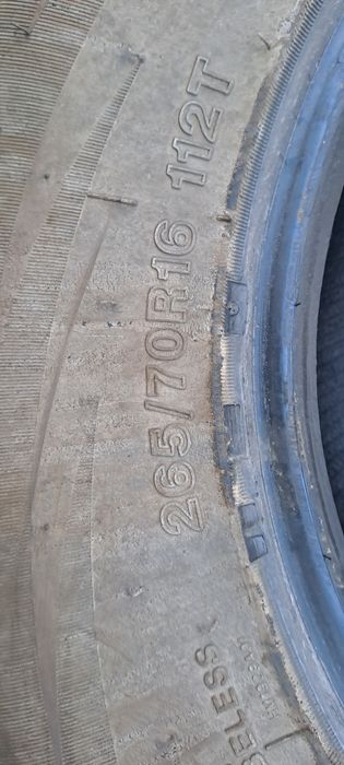 Продам покрышку размер 265×70×16