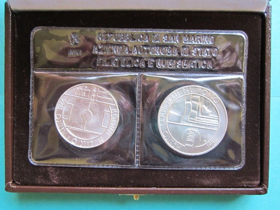 Seturi monede argint, San Marino - 1986 - 1992 si  1981 FDC