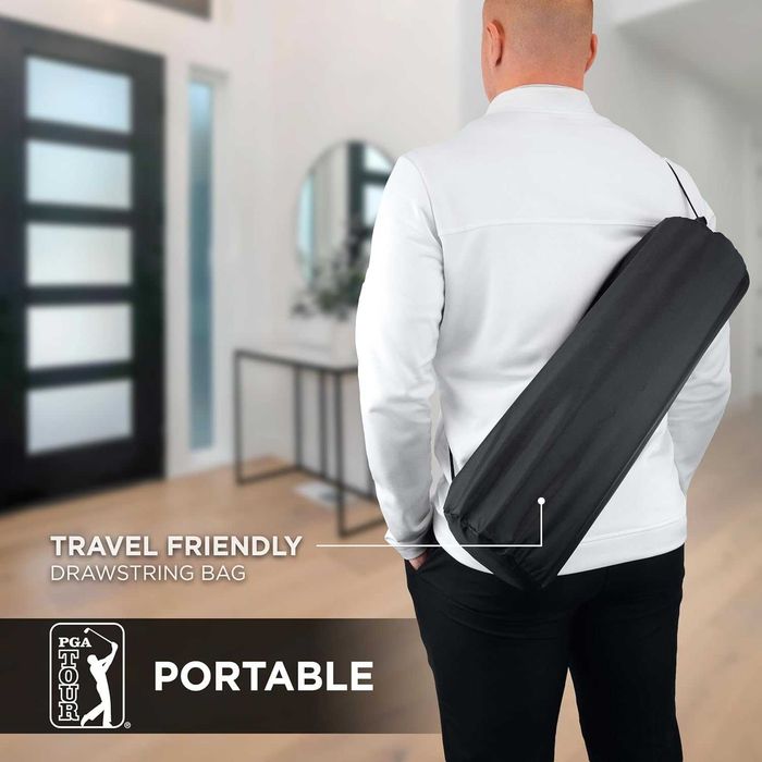 PGA Tour 8ft Deluxe Golf Putting Mat за голф, с насоки за обучение