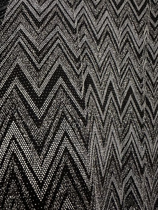 Rochie neagra cu insertii argintii S 36